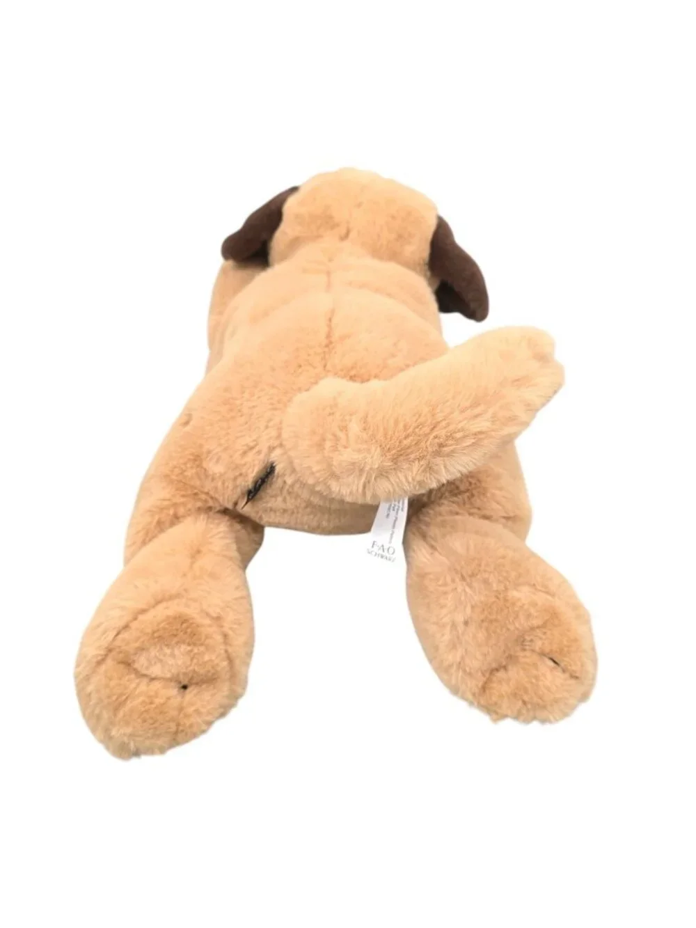 FAO Schwarz Adopt-A-Pet Kids Toy Plush Dog 2022 Puggle Tan Brown Black 20